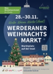 Werderaner Weihnachtsmarkt - Plakat zum Download